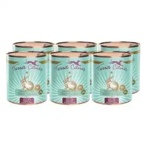 Nassfutter Hund getreidefrei Terra Canis Kaninchen, 6x800g