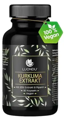 Kurkuma-Kapseln Luondu Kurkuma Kapseln, 90 Kapseln