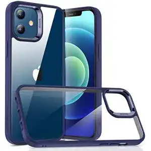 iPhone-12-Hülle ESR Klar Hybrid, harte Rückseite, weicher Rahmen