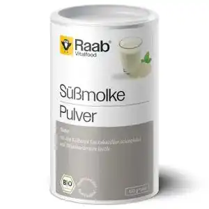 Molkepulver Raab Vitalfood Bio Süßmolke natur, Wellness-Drink