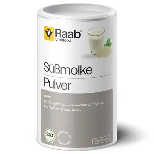 Molkepulver Raab Vitalfood Bio Süßmolke natur, Wellness-Drink
