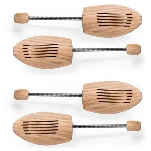 Schuhspanner Blumtal 2 Paar aus Echt-Holz, braun