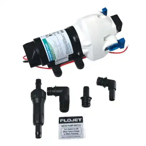 Druckwasserpumpe 12 V Flo Jet Flojet 3526-144A, 3.4 Bar, 12 Volt