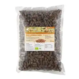 Leinsamen Pferd Makana BIO Leinkuchen Pellets, 1,5 kg Beutel
