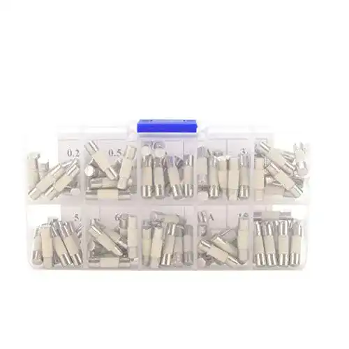 Feinsicherungen WINOMO 100 Stücke Keramik Sicherung 5x20mm Fast-blow