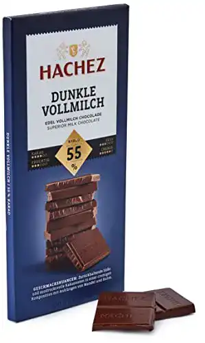 Hachez-Schokolade Hachez Tafel Dunkle Vollmilch 55%, 100 g