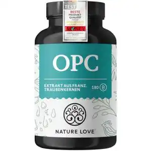 OPC Nature Love ® Traubenkernextrakt, 800mg je Tagesdosis