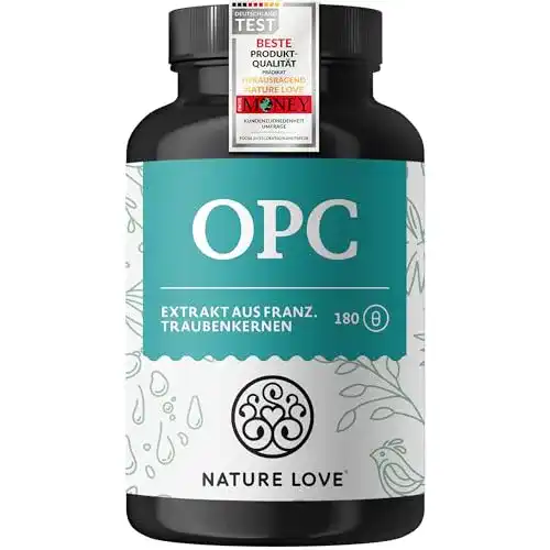 OPC Nature Love ® Traubenkernextrakt, 800mg je Tagesdosis