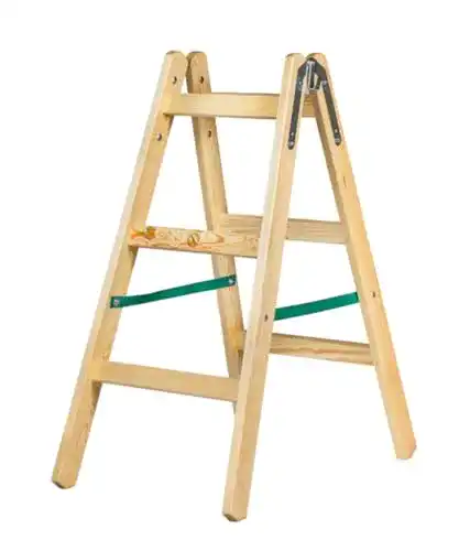 Holzstehleiter Systafex ® Leiter Doppelstufenleiter 95cm