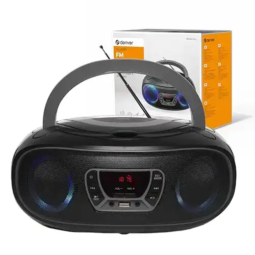 Die beste Denver-Radio Denver Electronics TCL-212BT CD-Player 2026 Test Bestseller Denver-Radio Denver Electronics TCL-212BT CD-Player