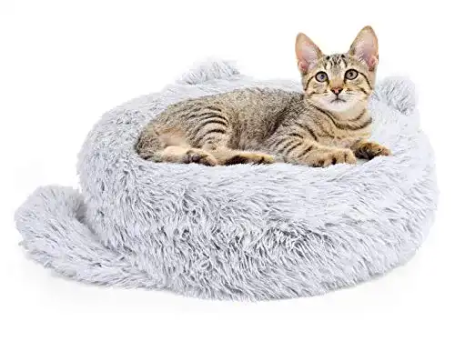 Die beste Katzenbett pecute Katzenkorb, rund, M 55*15cm 2026 Test Bestseller Katzenbett pecute Katzenkorb, rund, M 55*15cm