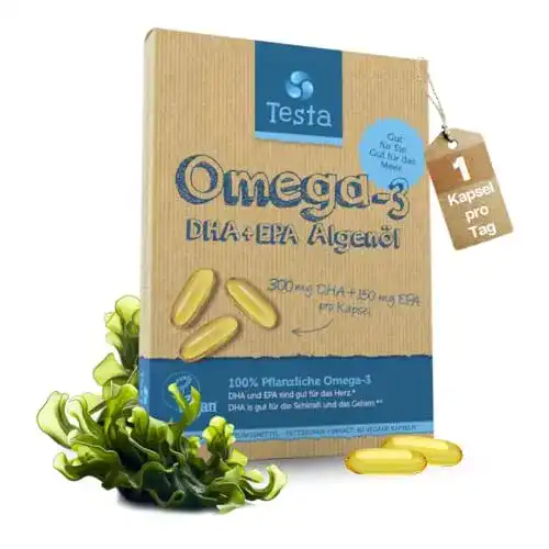 Algenöl-Kapseln Testa Omega 3 Testa Omega-3 Kapseln, 60 Soft