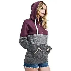 Hoodie Damen Cassiecy Kapuzenpullover Herbst Winter Frauen Freizeit