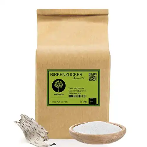 Xylit NaProVita Premium Birkenzucker – plastikfrei verpackt