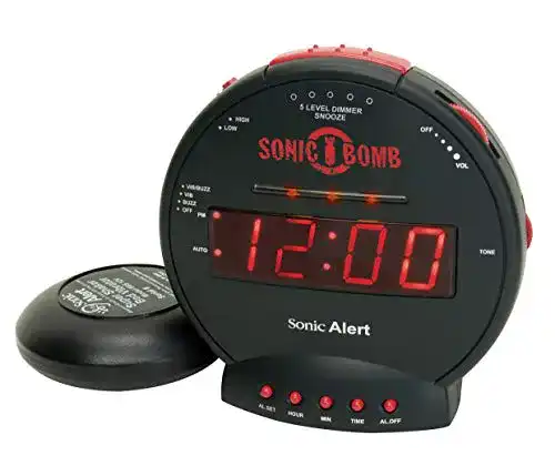 Vibrationswecker Geemarc Sonic Bomb mit superstarkem Alarm