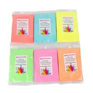 Holi-Farben The Glowhouse UV Neon Holi-Pulver, 70 g, 6 Stück