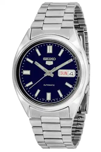 Seiko Automatik Seiko 5 Herren-Uhr Edelstahl mit Metallband