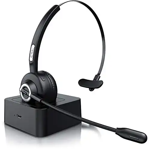 Csl-Headset CSL-Computer, kabelloses Headset mit Ladestation