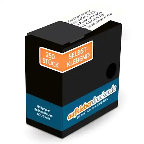 Adressaufkleber STEMPEL-FABRIK mit Wunschtext personalisieren