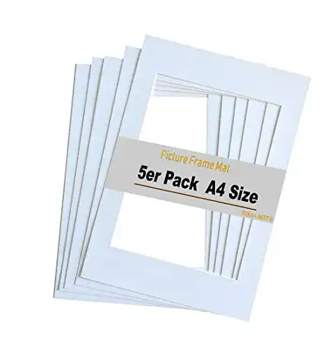 Die beste Passepartout TUKA-i-AKUT 5er DIN A4 für Bilder 15x20 cm 2026 Test Bestseller Passepartout TUKA-i-AKUT 5er DIN A4 für Bilder 15×20 cm