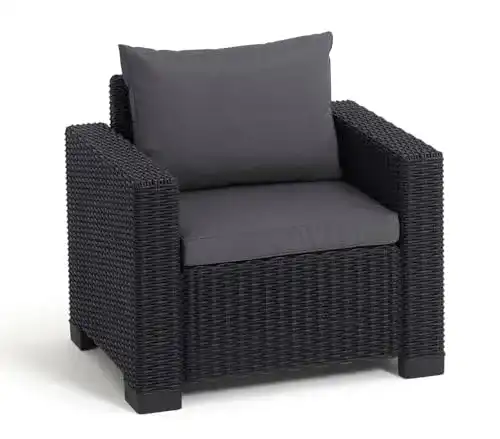 Gartensessel Allibert California Lounge Sessel Polyrattan