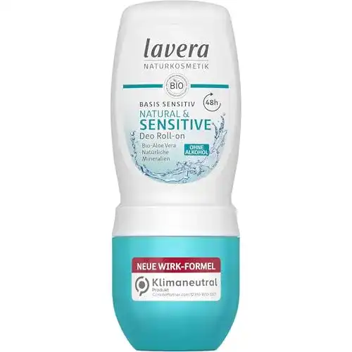 Deo-Roller Damen lavera Deo Roll-on basis sensitiv NATURAL