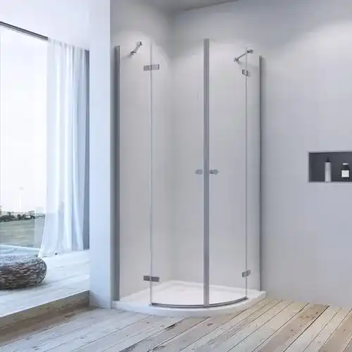 Runddusche AQUABATOS ® Rahmenlos 90×90 x 195 cm