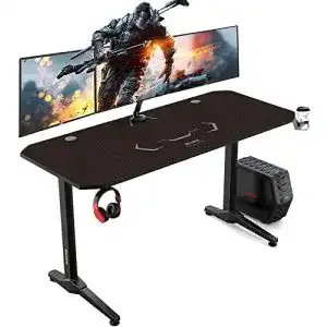 Gaming-Tisch AuAg Gaming Tisch 140 cm, mit Getränkehalter
