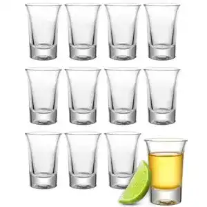 Schnapsgläser Praknu 12 Shotgläser Set Glas 4cl