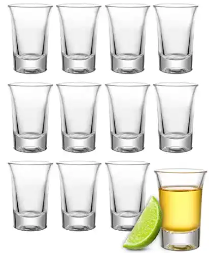 Schnapsgläser Praknu 12 Shotgläser Set Glas 4cl