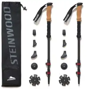 Wanderstöcke Steinwood Premium Carbon – Trekkingstöcke