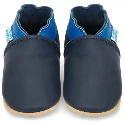 Lauflernschuhe Juicy Bumbles, Weicher Leder Krabbelschuh