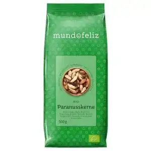 Paranüsse Mundo Feliz Ganze aus Bio-Anbau, 2 x 500 g