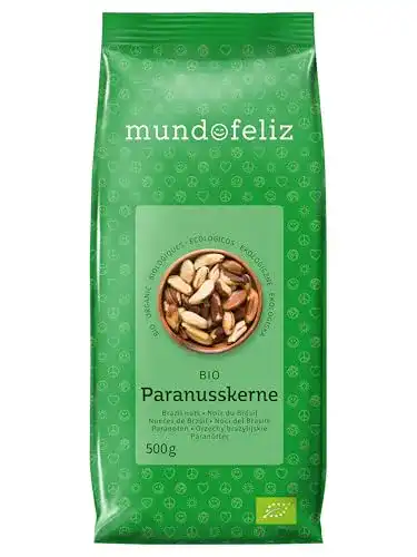 Paranüsse Mundo Feliz Ganze aus Bio-Anbau, 2 x 500 g