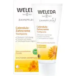 Milde Zahnpasta WELEDA Bio Calendula Zahncreme, Naturkosmetik