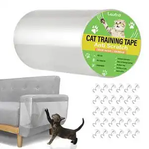 Kratzschutz Sofa Lewondr Katze Kratzschutzfolie, 7,87×118 Zoll