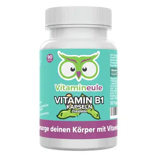 Vitamin B1 Vitamineule Kapseln (Thiamin), hochdosiert, 200mg