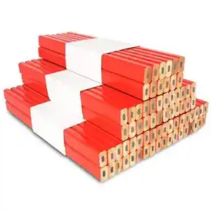 Zimmermannsbleistift Gegong 72 Stück Tischlerbleistifte 17,8 cm