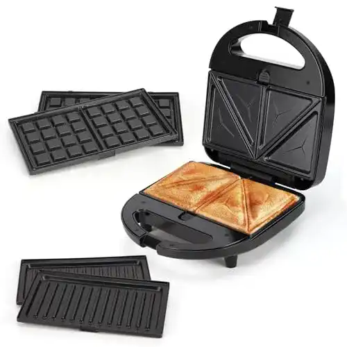 Die beste Sandwichmaker 3-in-1 Aigostar, spülmaschinengeeignet 2026 Test Bestseller Sandwichmaker 3-in-1 Aigostar, spülmaschinengeeignet