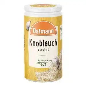Knoblauchpulver Ostmann Gewürze Knoblauch granuliert, 4 x 50 g