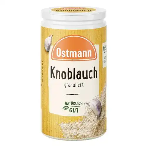 Knoblauchpulver Ostmann Gewürze Knoblauch granuliert, 4 x 50 g