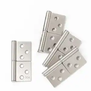 Scharniere Euro Tische, klappbar, Stahl, 4 Stück, 80 x 50 x 7mm