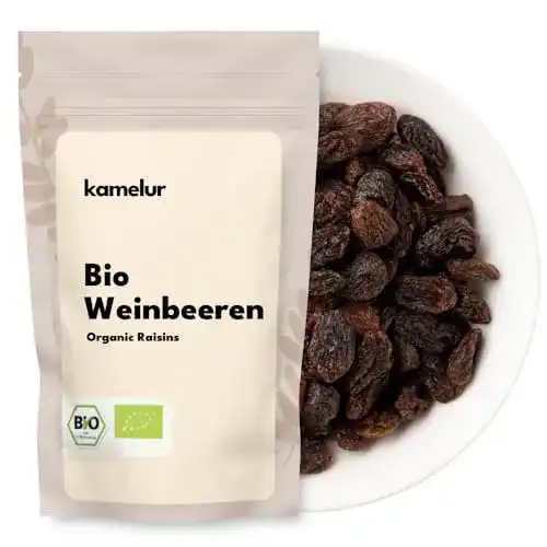 Die beste Rosinen Kamelur 1kg dunkle BIO ungeschwefelt - aromatisch 2026 Test Bestseller Rosinen Kamelur 1kg dunkle BIO ungeschwefelt – aromatisch