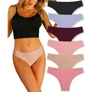 Nahtlose Slips FINETOO 6er Damen Brasilian Slip Seamless