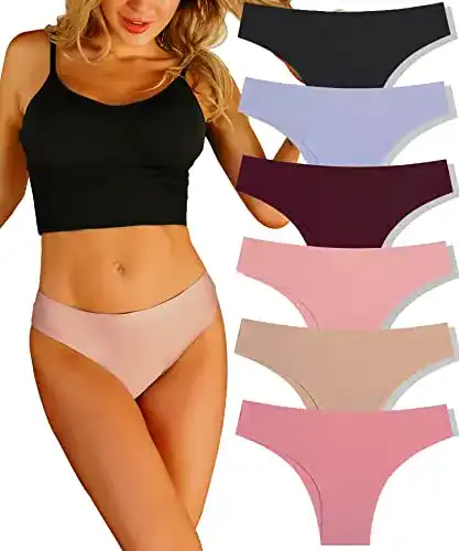 Nahtlose Slips FINETOO 6er Damen Brasilian Slip Seamless