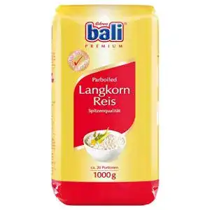 Parboiled-Reis Rickmers Reismühle Bali Parboiled Langkorn 1kg