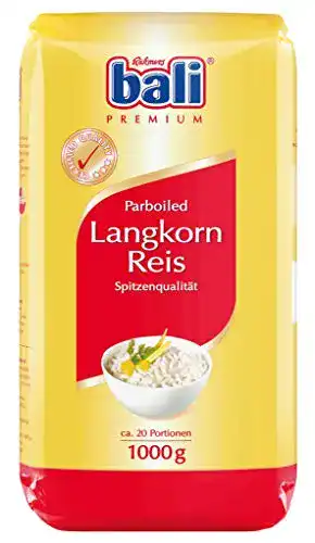 Parboiled-Reis Rickmers Reismühle Bali Parboiled Langkorn 1kg