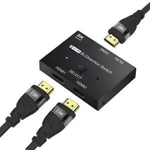 HDMI-Splitter CABLEDECONN HDMI 2.1 Ultra 8K HD Bi-directional