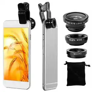 Fisheye-Objektiv Handy Ociodual 3in1 Objektiv Makro Weitwinkel