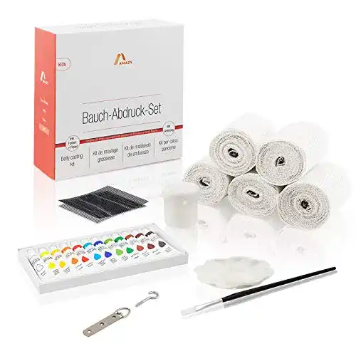 Gipsbinden Amazy Babybauch Gipsabdruck-Set